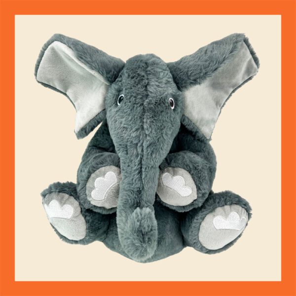 Kong Comfort Kiddos Olifant is een hondenknuffel van pluche in de vorm van een olifant. Heerlijk om te knuffelen en mee te spelen