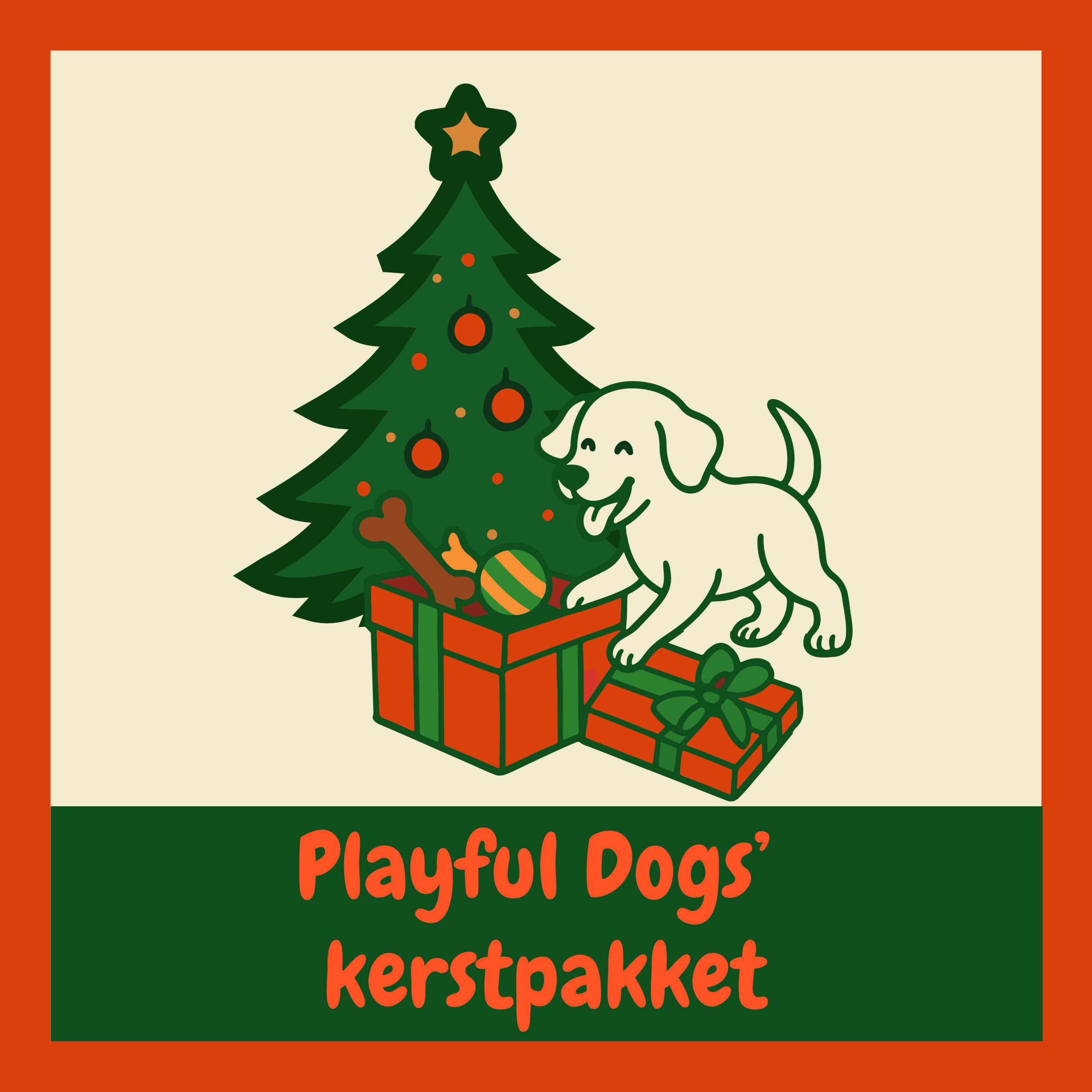 Kerstpakket hond Kerstpakket voor honden Uniek kerstpakket voor de hond. Met verschillende snoepjes/lekkernijen en speeltjes in het kerstthema. Inclusief uniek gepersonaliseerd kerstitem Kerstcadeau hond Gepersonaliseerd cadeau hond