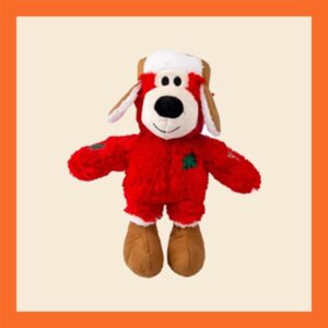 Kong kerst wild knots beer hondenknuffel kerstcadeau hond kerstspeelgoed hond kerst hond kerstknuffel hond