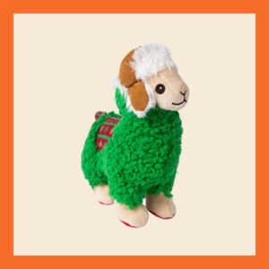 Kong Kerst knuffel hond, in de vorm van een lama kerstcadeau hond kerstspeelgoed hond kerst hond kerstknuffel hond